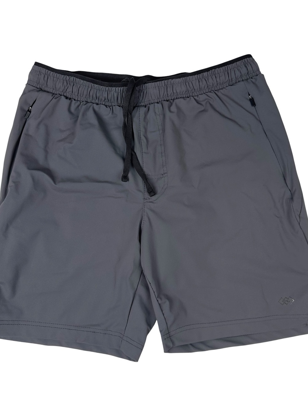 LEG3ND Mens Athletic Workout Shorts Size S Gray Pull On Training Gym